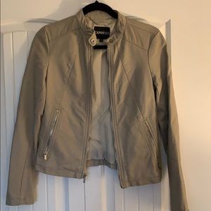 Express faux leather jacket